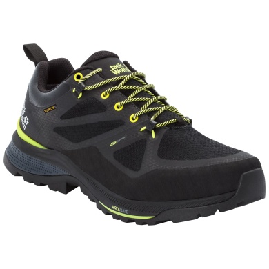 Jack Wolfskin Buty trekkingowe Force Striker Texapore Low wodoodporne czarne/limonkowe męskie